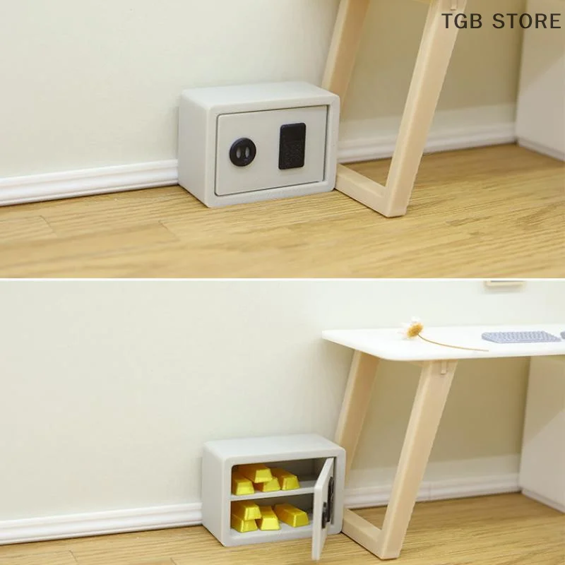 1 Set 1/12 Scale Mini Model Safe Gold Bar Password Safe Storage Cabinet Dollhouse Simulation Miniature Home Scene Decoration
1 Set 1/12 Scale Mini Model Safe Gold Bar Password Safe Storage Cabinet Dollhouse Simulation Miniature Home Scene Decoration