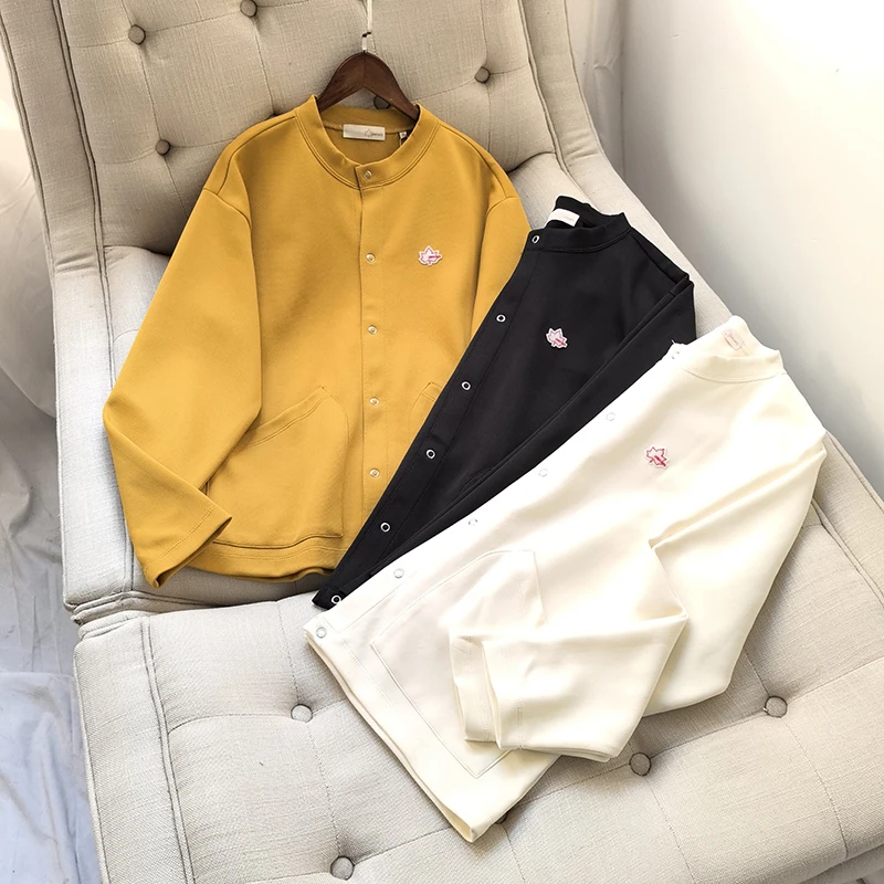 Casual Sle Men's Cardigan Coat Spring Autumn New Model Patchwork Button ket Design All-Match Outerwear Polyester Fiber
Casual Sle Men's Cardigan Coat Spring Autumn New Model Patchwork Button ket Design All-Match Outerwear Polyester Fiber
