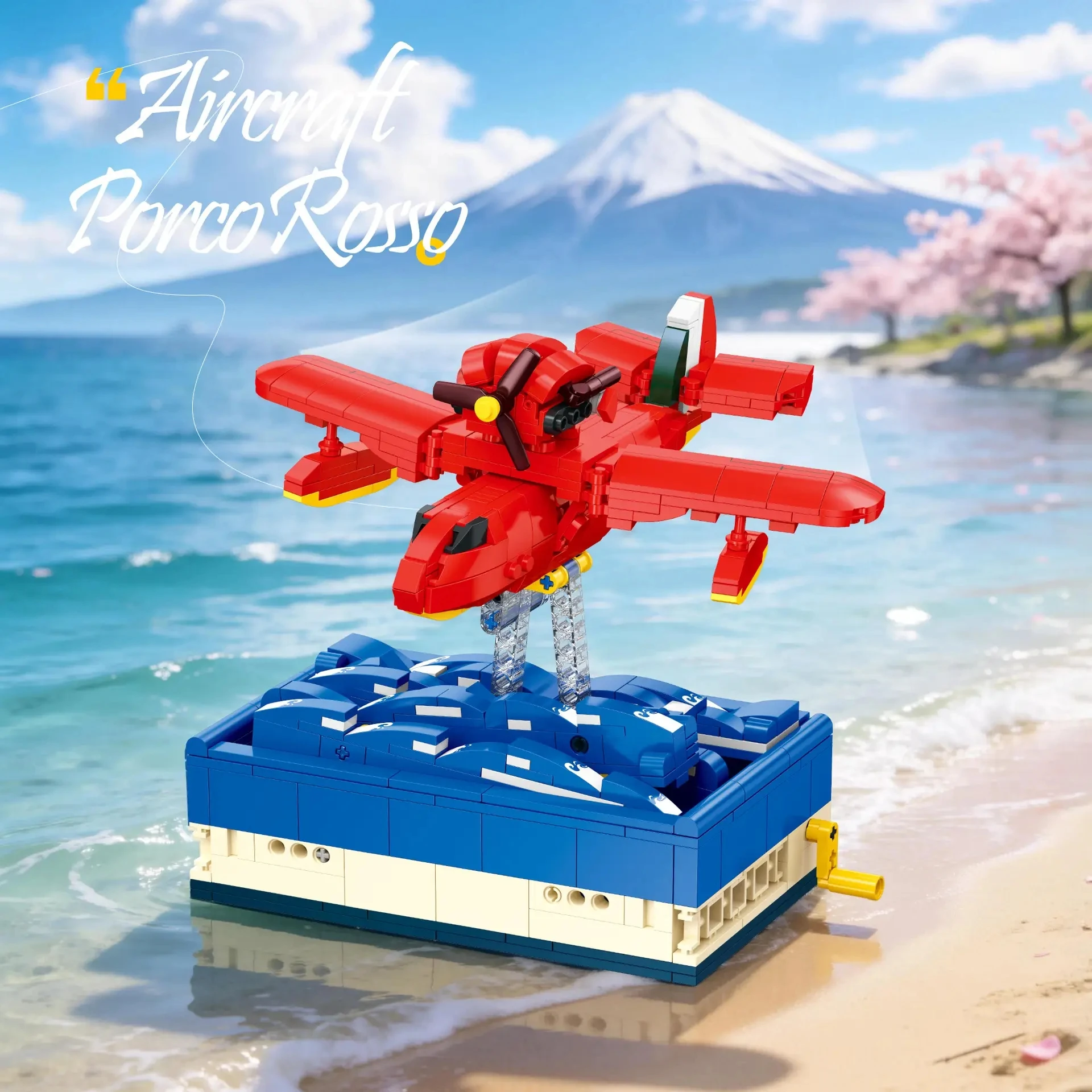 581pcs Hand-Crank Interactive Waterplane Building Blocks MOC Aircraft Model Toy for Kids Educational DIY Assembly Airplane
581pcs Hand-Crank Interactive Waterplane Building Blocks MOC Aircraft Model Toy for Kids Educational DIY Assembly Airplane