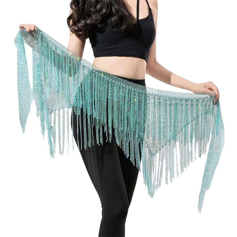 Sparkle Belly Dance Hip Scarf Multi Layer Rhinestone Wrap Skirt Bellydance Belt Triangle Shawl Tassel Waist Chain for Women Girl
Sparkle Belly Dance Hip Scarf Multi Layer Rhinestone Wrap Skirt Bellydance Belt Triangle Shawl Tassel Waist Chain for Women Girl