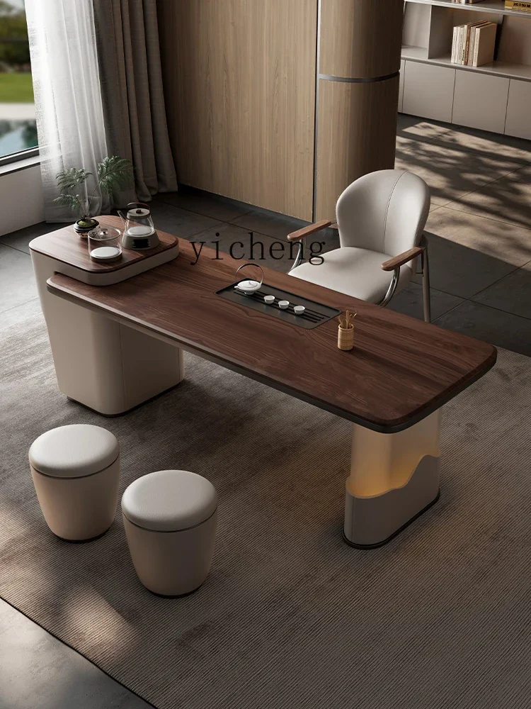 l3 light luxury high-end solid wood tea table kettle tea integrated office walnut tea table
l3 light luxury high-end solid wood tea table kettle tea integrated office walnut tea table
