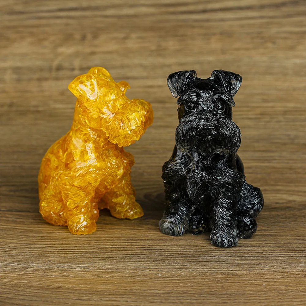 Natural Crystal Obsidian Citrine Powder Crystal Schnauzer Pet Dog Ornament Desktop Ornament Ornament
Natural Crystal Obsidian Citrine Powder Crystal Schnauzer Pet Dog Ornament Desktop Ornament Ornament