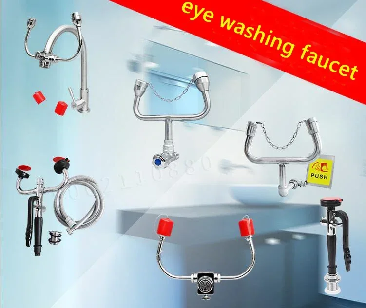 Factory laboratory faucet single port desktop eyewash tap, simple vertical spray mobile portable eyewash double port faucet
Factory laboratory faucet single port desktop eyewash tap, simple vertical spray mobile portable eyewash double port faucet