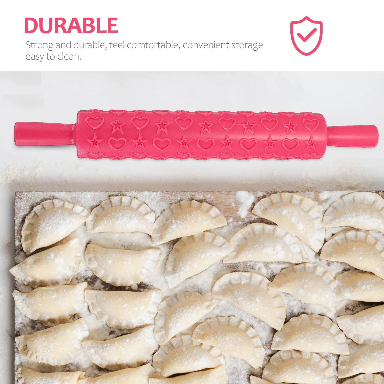 4Pcs DIY Creative Embossed Rolling Pins Plastic Baking Sticks for Cookies Pastry Pizza Noodle Dough Decoration
4Pcs DIY Creative Embossed Rolling Pins Plastic Baking Sticks for Cookies Pastry Pizza Noodle Dough Decoration