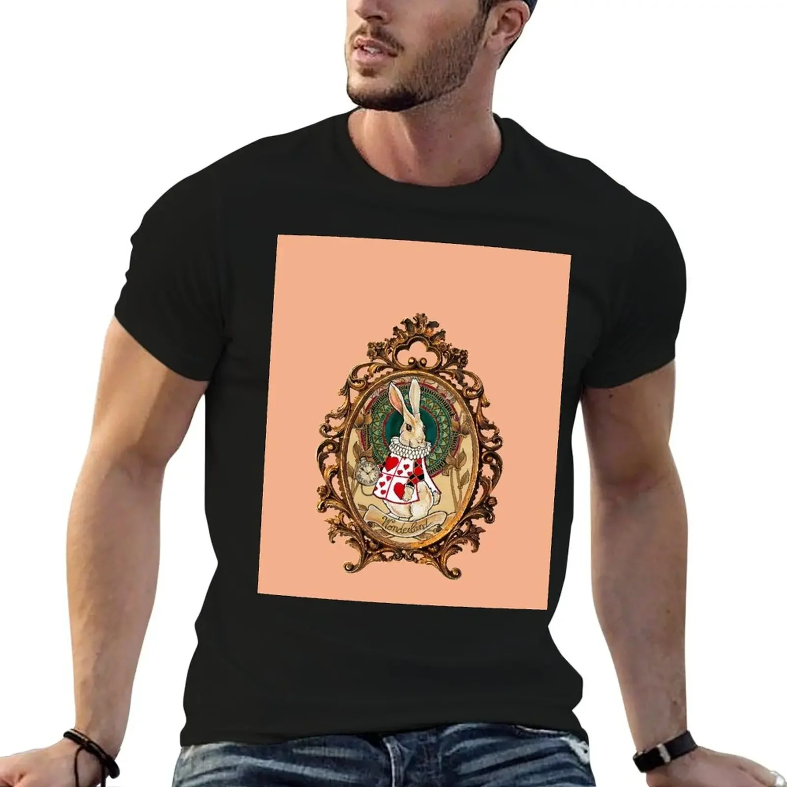 wonderland white rabbit T-Shirt cotton graphic tees for a boy graphic shirts Men's t shirts
wonderland white rabbit T-Shirt cotton graphic tees for a boy graphic shirts Men's t shirts