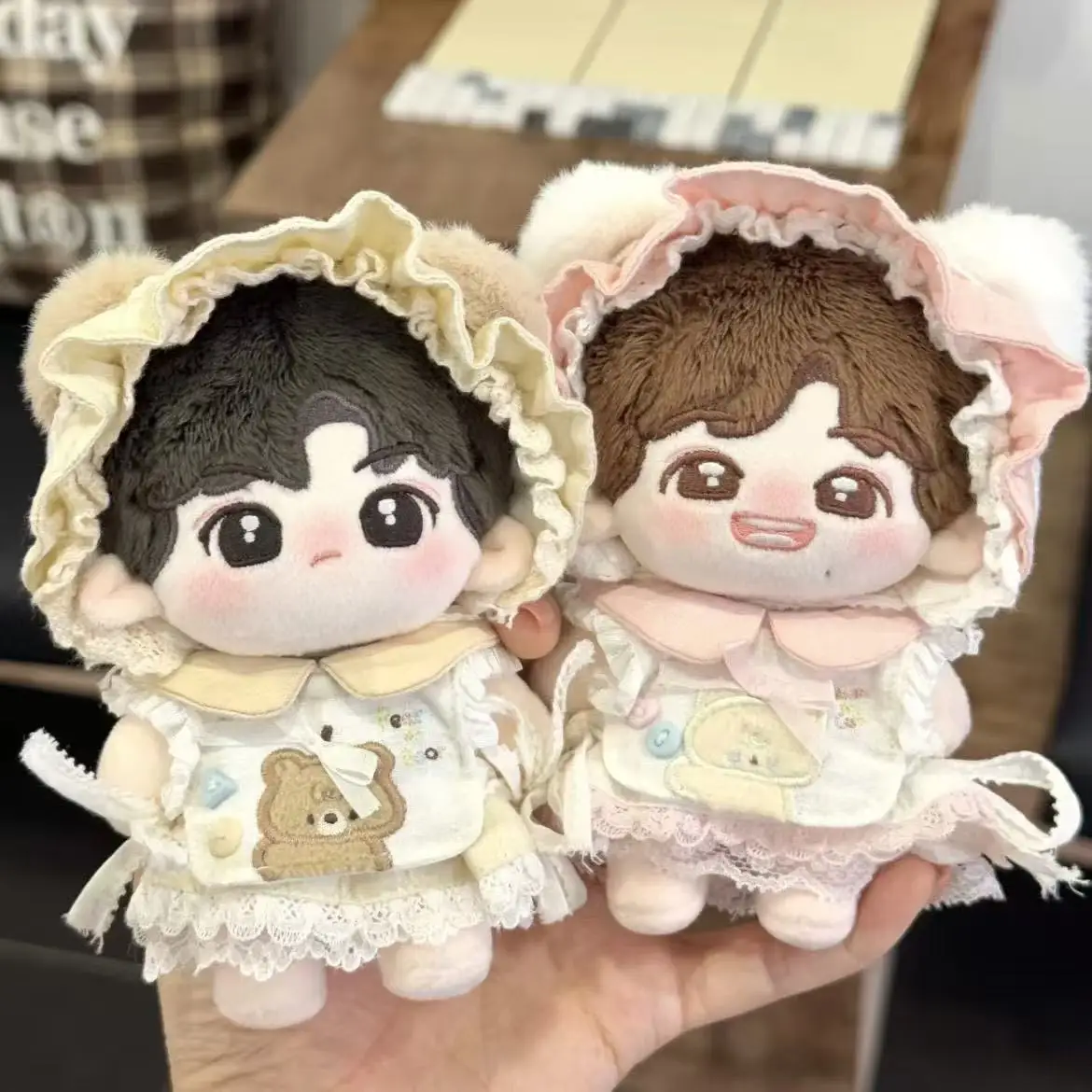 10cm Cotton Doll Baby Clothes Bear Hat Dress Vest Outfit Cute Cartoon Dressing Baby Clothes No Attributes Idol Doll Clothes
10cm Cotton Doll Baby Clothes Bear Hat Dress Vest Outfit Cute Cartoon Dressing Baby Clothes No Attributes Idol Doll Clothes