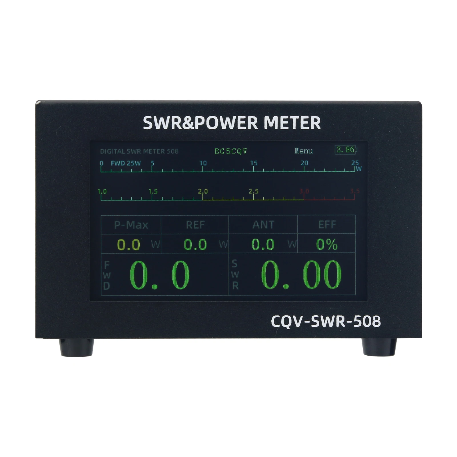HamGeek CQV-SWR-508 200W 1.8-54MHz Digital SWR & Power Meter 4.3-inch IPS Color Screen Standing Wave Meter for Ham Radio
HamGeek CQV-SWR-508 200W 1.8-54MHz Digital SWR & Power Meter 4.3-inch IPS Color Screen Standing Wave Meter for Ham Radio
