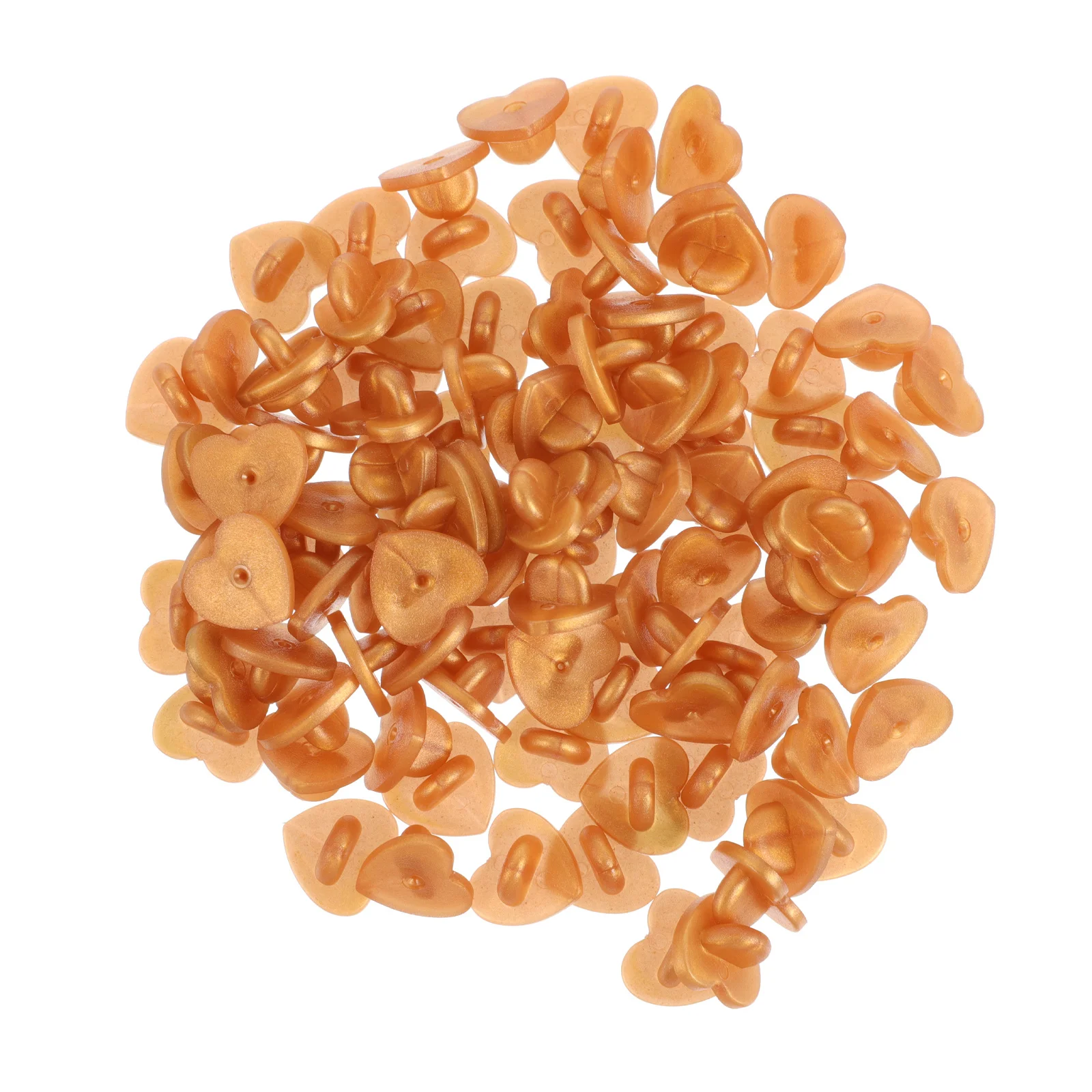 100Pcs Heart Shaped Rubber Pin Backs Easy Use Durable Brooch Clutch Lapel Badge Tie Tack Replacement Craft Supplies
100Pcs Heart Shaped Rubber Pin Backs Easy Use Durable Brooch Clutch Lapel Badge Tie Tack Replacement Craft Supplies