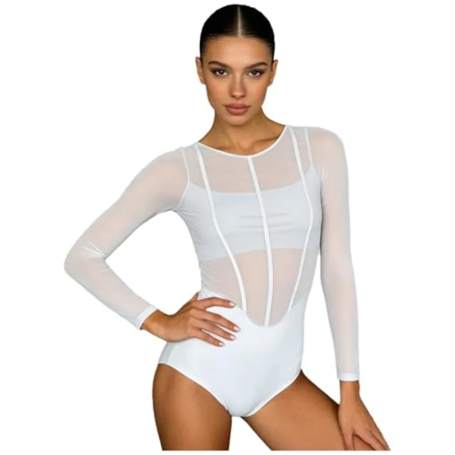Women Leotard Ballet Dancewear Long Sleeve Gymnastics Leotards Lyrical Contemporary Dance Bodysuit
Women Leotard Ballet Dancewear Long Sleeve Gymnastics Leotards Lyrical Contemporary Dance Bodysuit