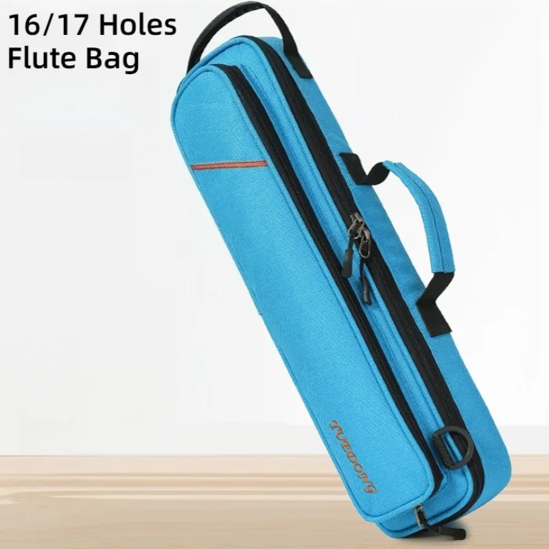 16/17 Holes Flute Bag Water-repellent Wear-resistant Breathable Single-shoulder Portable Flute Bag Musical Instrument Accessory
16/17 Holes Flute Bag Water-repellent Wear-resistant Breathable Single-shoulder Portable Flute Bag Musical Instrument Accessory