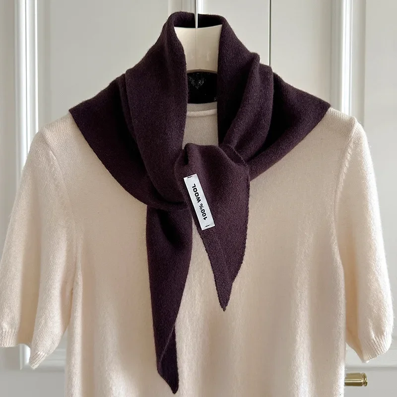 100% New Wool Triangle Scarf for Women Fashion Warm Knitted Solid Color Soft Wool Triangle and Wrap Bandana Pashmina Scarves
100% New Wool Triangle Scarf for Women Fashion Warm Knitted Solid Color Soft Wool Triangle and Wrap Bandana Pashmina Scarves
