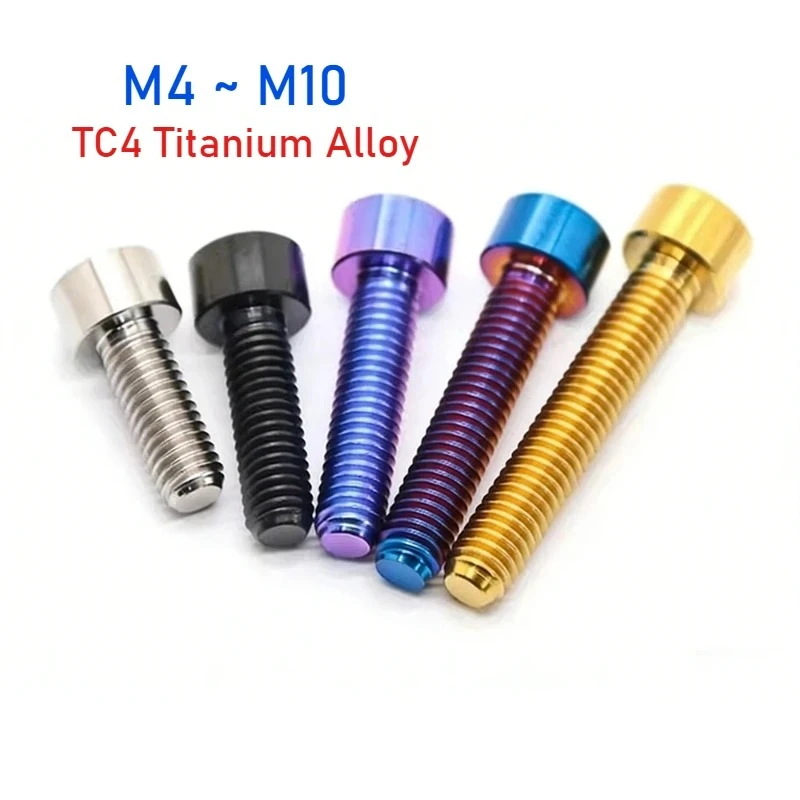 M4 M5 M6 M8 M10 TC4 Titanium Alloy Hex Socket Cap Head Titanium Screws Bolts Replacement Screws For Bicycles And Motorcycles
M4 M5 M6 M8 M10 TC4 Titanium Alloy Hex Socket Cap Head Titanium Screws Bolts Replacement Screws For Bicycles And Motorcycles