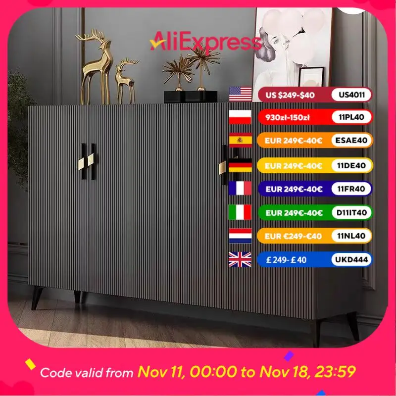 Modern Cupboard Shoe Cabinet Black Italian Style Storage Salon Shoe Rack Hallway Space Saving Meuble Chaussures Furniture Home
Modern Cupboard Shoe Cabinet Black Italian Style Storage Salon Shoe Rack Hallway Space Saving Meuble Chaussures Furniture Home