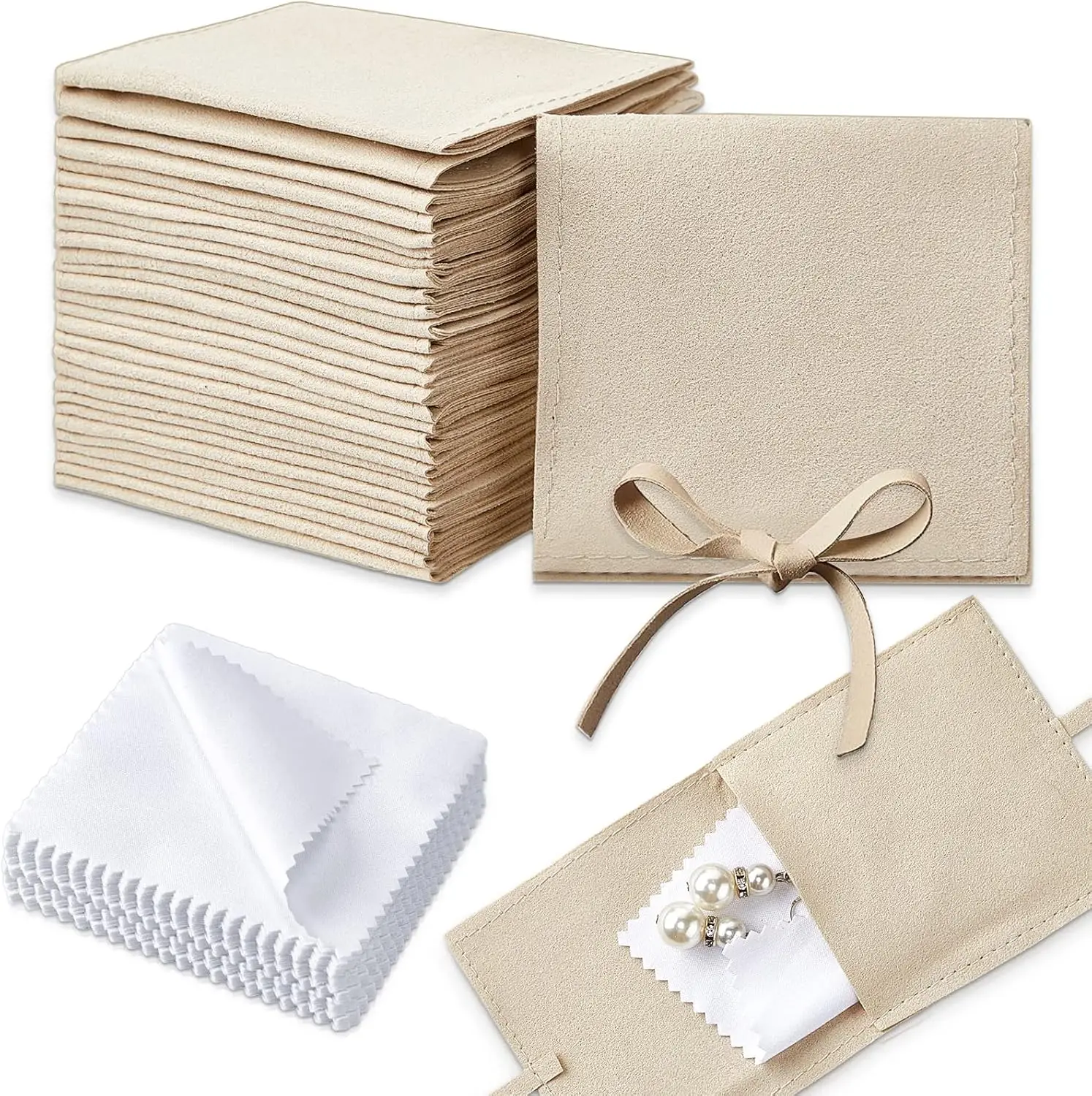 10 Pcs Microfiber Jewelry Pouch 8 x 8 cm Jewelry Packaging Bag Luxury Jewelry Gift Bags with Cleaning Cloth for Bracelet Packagi
10 Pcs Microfiber Jewelry Pouch 8 x 8 cm Jewelry Packaging Bag Luxury Jewelry Gift Bags with Cleaning Cloth for Bracelet Packagi