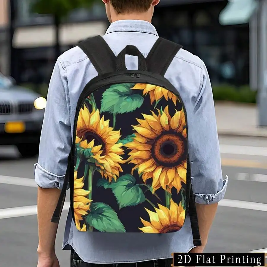 Sunflower Print Casual Backpack For Adults Large Capacity Lightweight Daily Commute Travel
Sunflower Print Casual Backpack For Adults Large Capacity Lightweight Daily Commute Travel