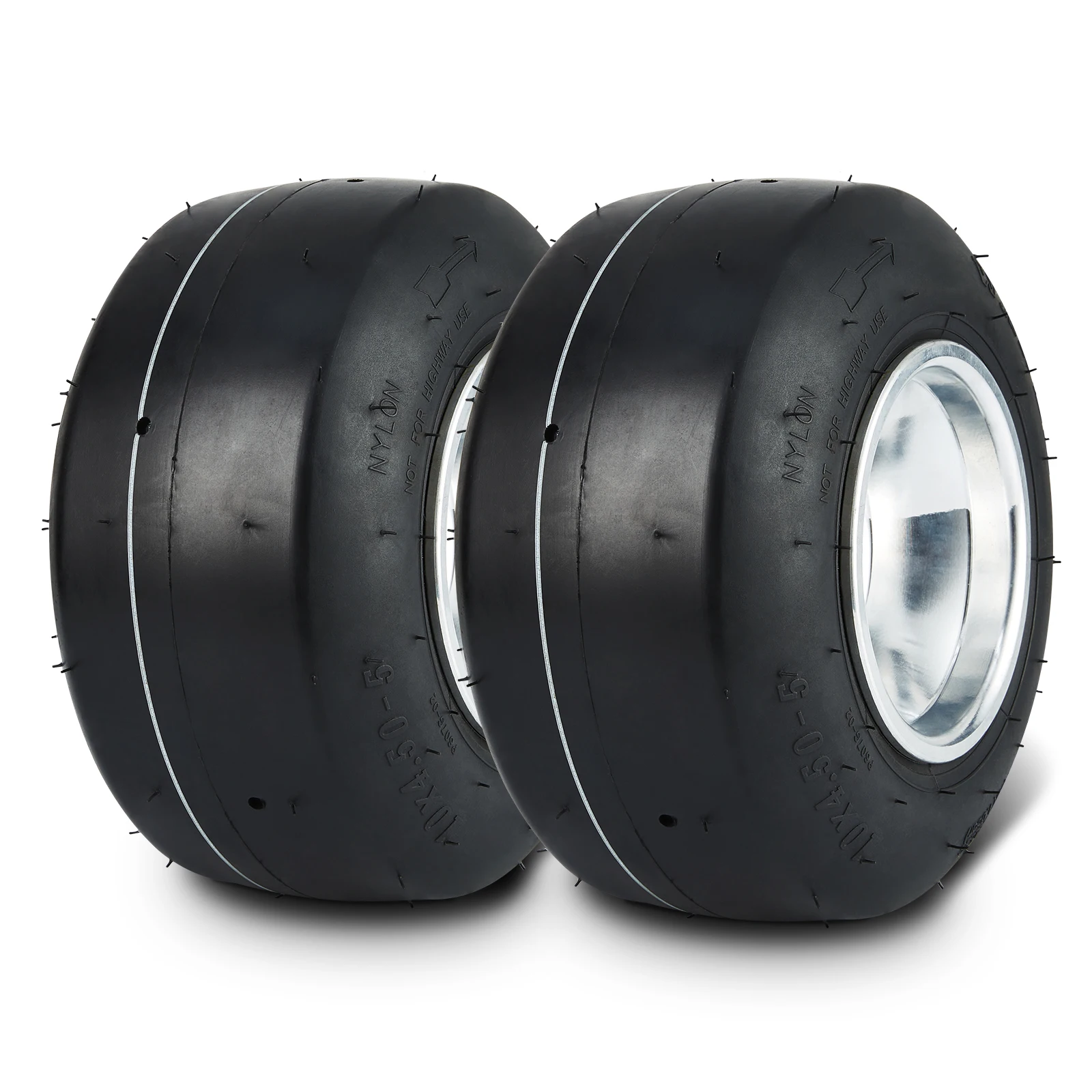 SucceBuy Go Kart Tires and Rims 10 x 4.5-5" 2-Pack Front Wheels Aluminum Alloy Rims and Rubber Tires 1.57 Inch with 3 Bolt Holes
SucceBuy Go Kart Tires and Rims 10 x 4.5-5" 2-Pack Front Wheels Aluminum Alloy Rims and Rubber Tires 1.57 Inch with 3 Bolt Holes