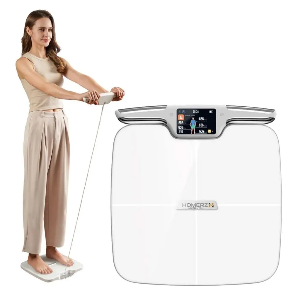 Advanced Body Composition Analyzer with BMI, Muscle Mass, and Full Body Scan
Advanced Body Composition Analyzer with BMI, Muscle Mass, and Full Body Scan