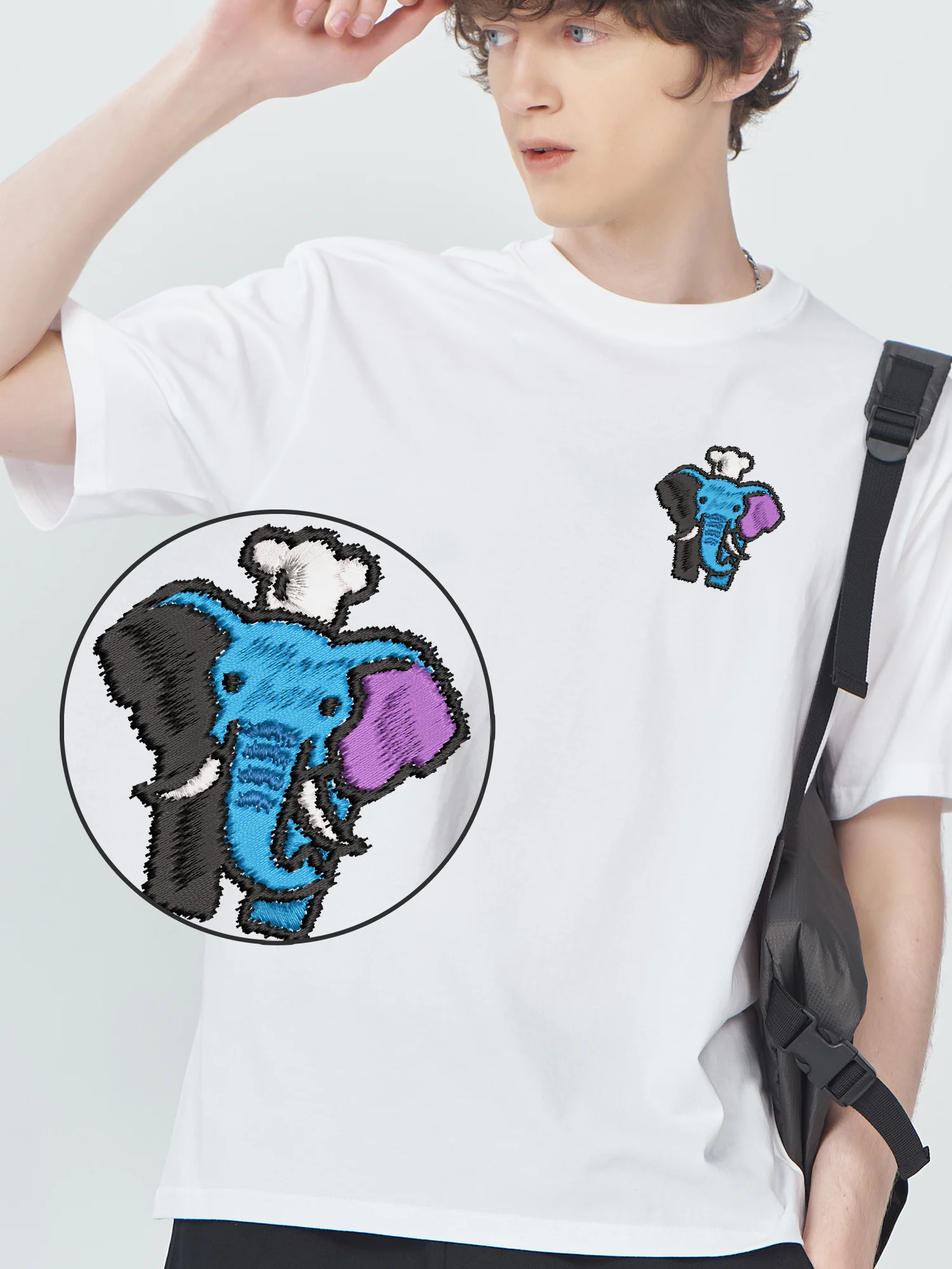 Elephant Chef Embroidered T-Shirt Men Women Unisex Cotton Casual Breathable High Quality Embroidery Tshirts
Elephant Chef Embroidered T-Shirt Men Women Unisex Cotton Casual Breathable High Quality Embroidery Tshirts