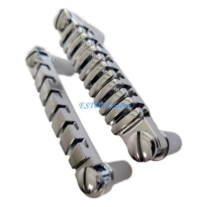 G6DE Change Guitar Bridge Tailpiece Replacement Top Hanging String Individual Saddles Zinc Alloy Guitar Bridge Enduring
G6DE Change Guitar Bridge Tailpiece Replacement Top Hanging String Individual Saddles Zinc Alloy Guitar Bridge Enduring