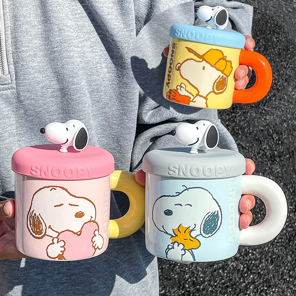 Новая керамическая чашка для воды Miniso Snoopy Kawaii мультяшная аниме кружка с крышкой милая чашка для завтрака офисная чашка для воды подарок для девушки
Новая керамическая чашка для воды Miniso Snoopy Kawaii мультяшная аниме кружка с крышкой милая чашка для завтрака офисная чашка для воды подарок для девушки