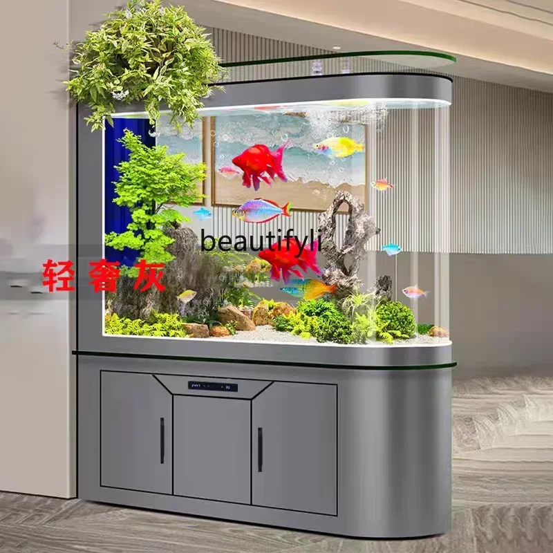No water replacement bottom filter fish tank new living room partition ecological aquarium medium and large intelligentAA
No water replacement bottom filter fish tank new living room partition ecological aquarium medium and large intelligentAA