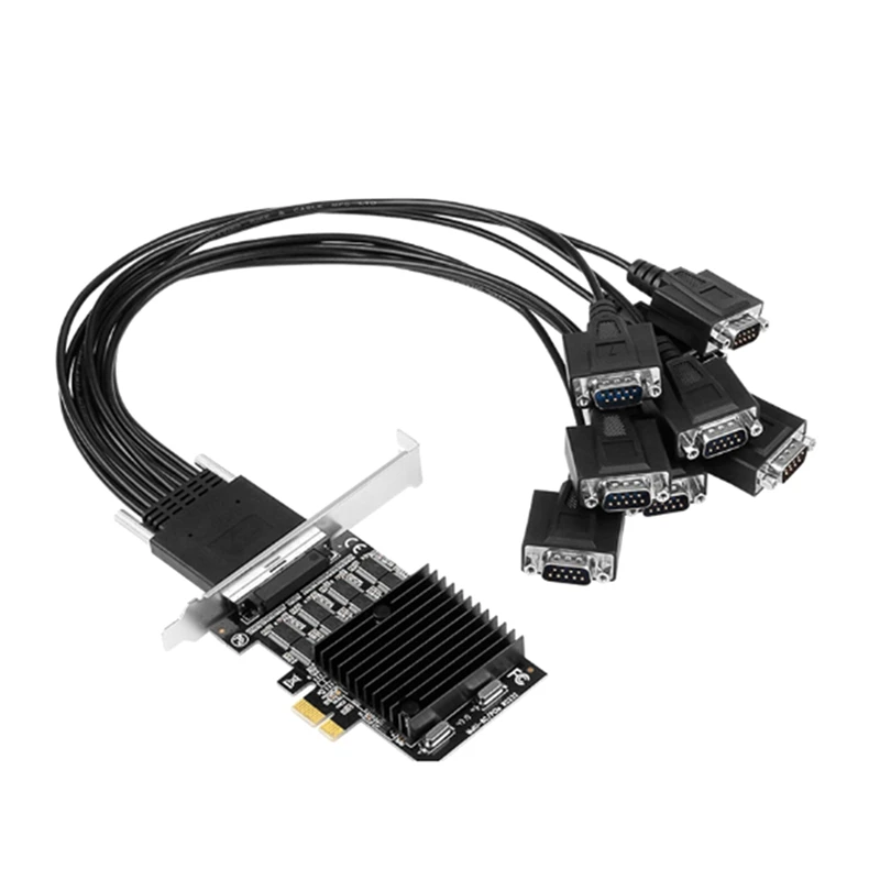 PCIE To 8-Port RS232 Expansion Card PCI-E 8-Port DB9 Serial Card 8-Chipset PCI-Express Control Card COM Card
PCIE To 8-Port RS232 Expansion Card PCI-E 8-Port DB9 Serial Card 8-Chipset PCI-Express Control Card COM Card