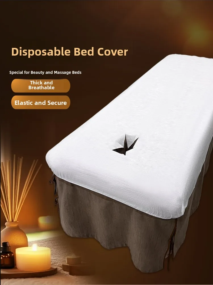 Disposable Bedding Cover for Beau Salon Massage Bed Dustproof Oilproof with Hole Corner with Elastic Band Fixed Bed Cap
Disposable Bedding Cover for Beau Salon Massage Bed Dustproof Oilproof with Hole Corner with Elastic Band Fixed Bed Cap