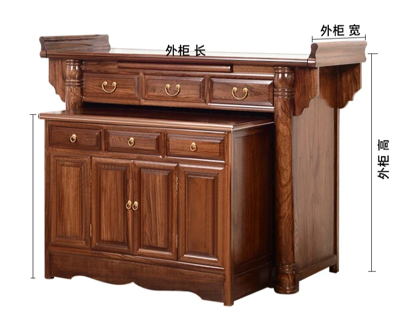 New Chinese-style simple table Buddha household incense case altar cabinet Buddha table Gong Buddha
New Chinese-style simple table Buddha household incense case altar cabinet Buddha table Gong Buddha
