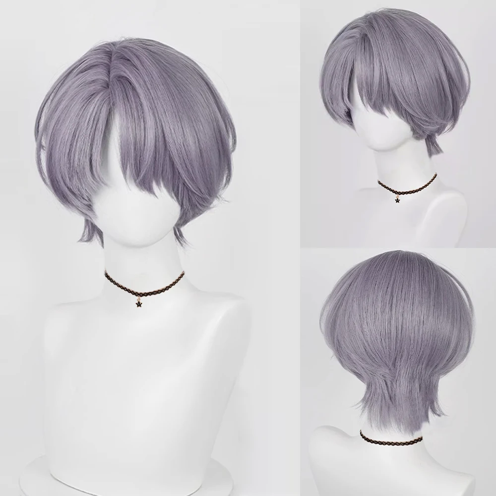 Серые, фиолетовые, пушистые синтетические парики с челкой, короткие прямые аниме-игры, косплей, женский и мужской парик для повседневной вечеринки
Серые, фиолетовые, пушистые синтетические парики с челкой, короткие прямые аниме-игры, косплей, женский и мужской парик для повседневной вечеринки