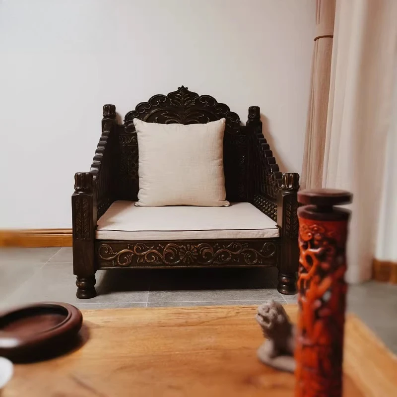 Apartment furniture Small-sized furniture, living room, bedroom sofa Ancient and modern Thai elm retro sofa
Apartment furniture Small-sized furniture, living room, bedroom sofa Ancient and modern Thai elm retro sofa