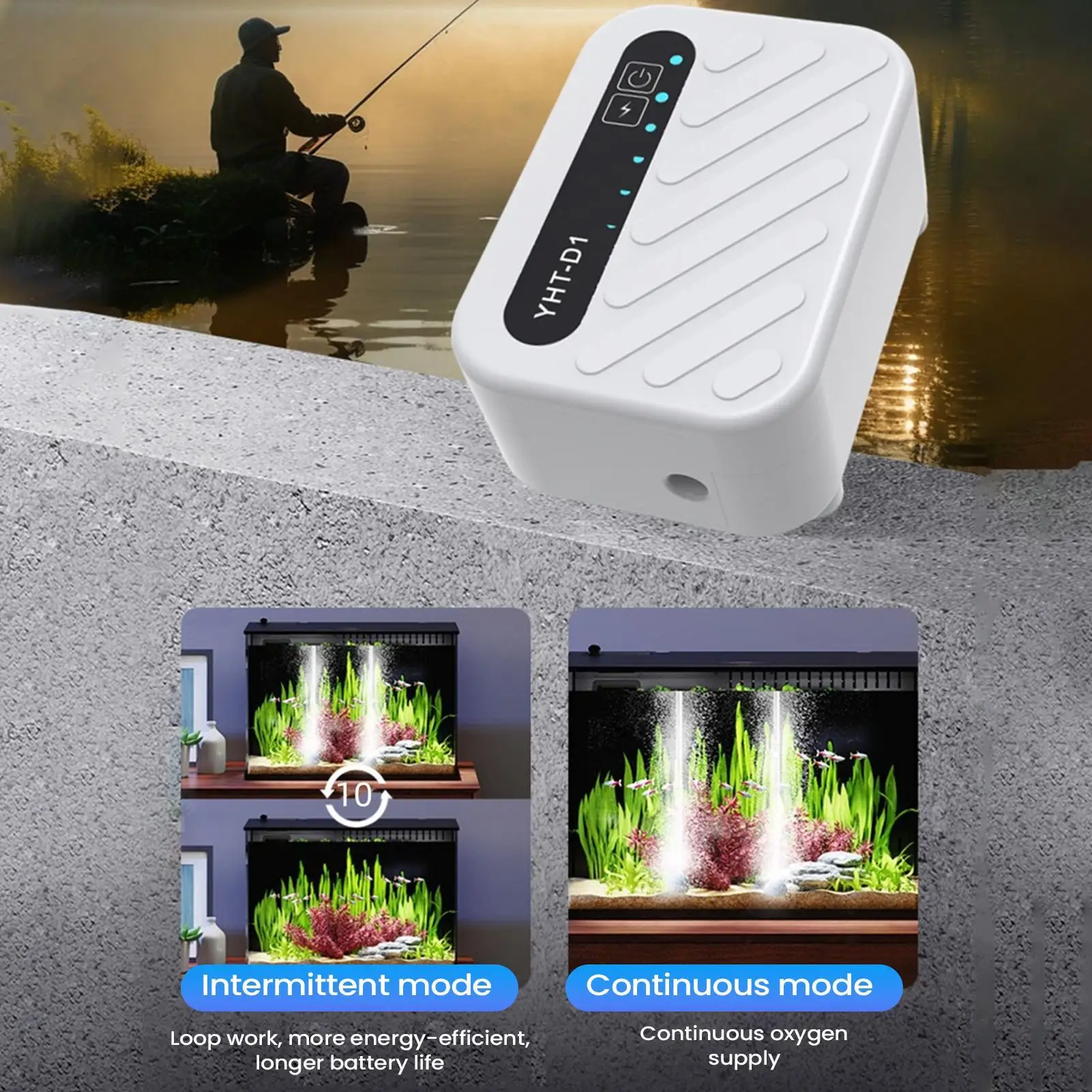 Воздушный насос для аквариума, портативный аэратор для рыбалки, USB перезаряжаемый аэратор для наружного и помещения, пруд, гидропоника, черепаха
Воздушный насос для аквариума, портативный аэратор для рыбалки, USB перезаряжаемый аэратор для наружного и помещения, пруд, гидропоника, черепаха