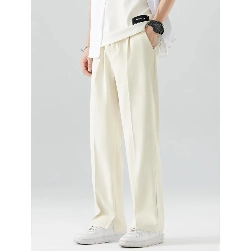 Новые летние мужские повседневные брюки 2023 года: дышащий полиэстер, корейский стиль, прямой крой, элегантный, нейтральный, из ПВХ-материала
Новые летние мужские повседневные брюки 2023 года: дышащий полиэстер, корейский стиль, прямой крой, элегантный, нейтральный, из ПВХ-материала