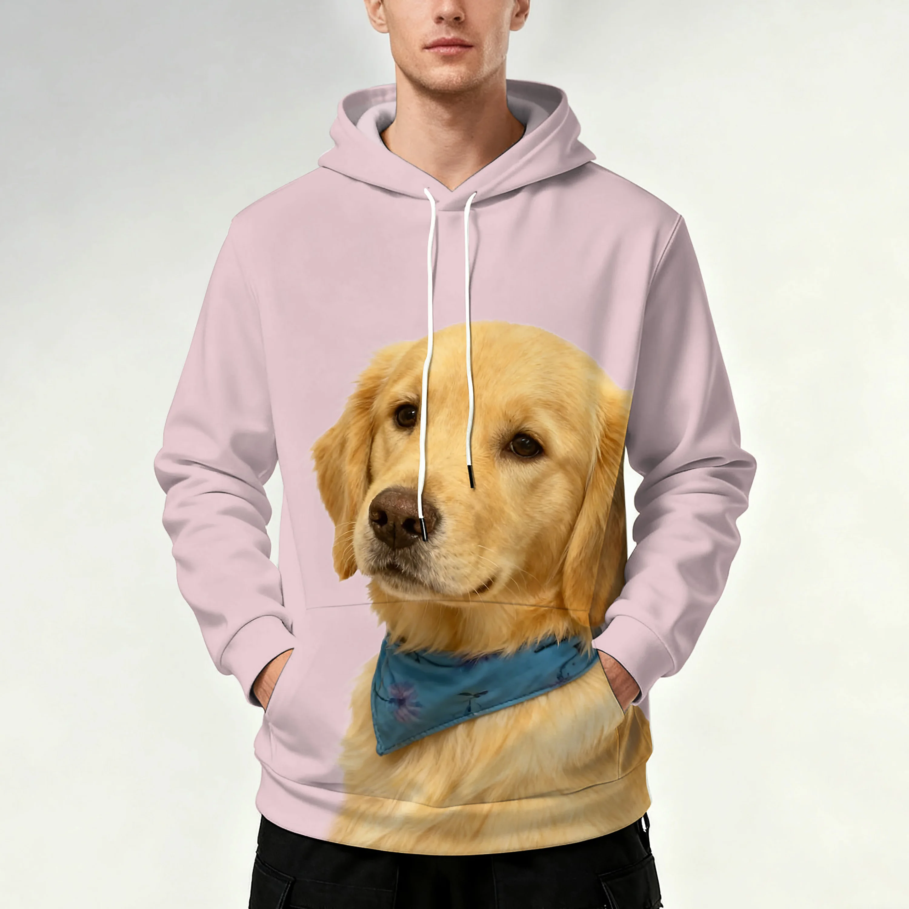 Мужская толстовка с капюшоном, повседневный пуловер с длинными рукавами, мужская одежда с капюшоном на шнурке, дизайн с рисунком щенка, повседневная.
Мужская толстовка с капюшоном, повседневный пуловер с длинными рукавами, мужская одежда с капюшоном на шнурке, дизайн с рисунком щенка, повседневная.