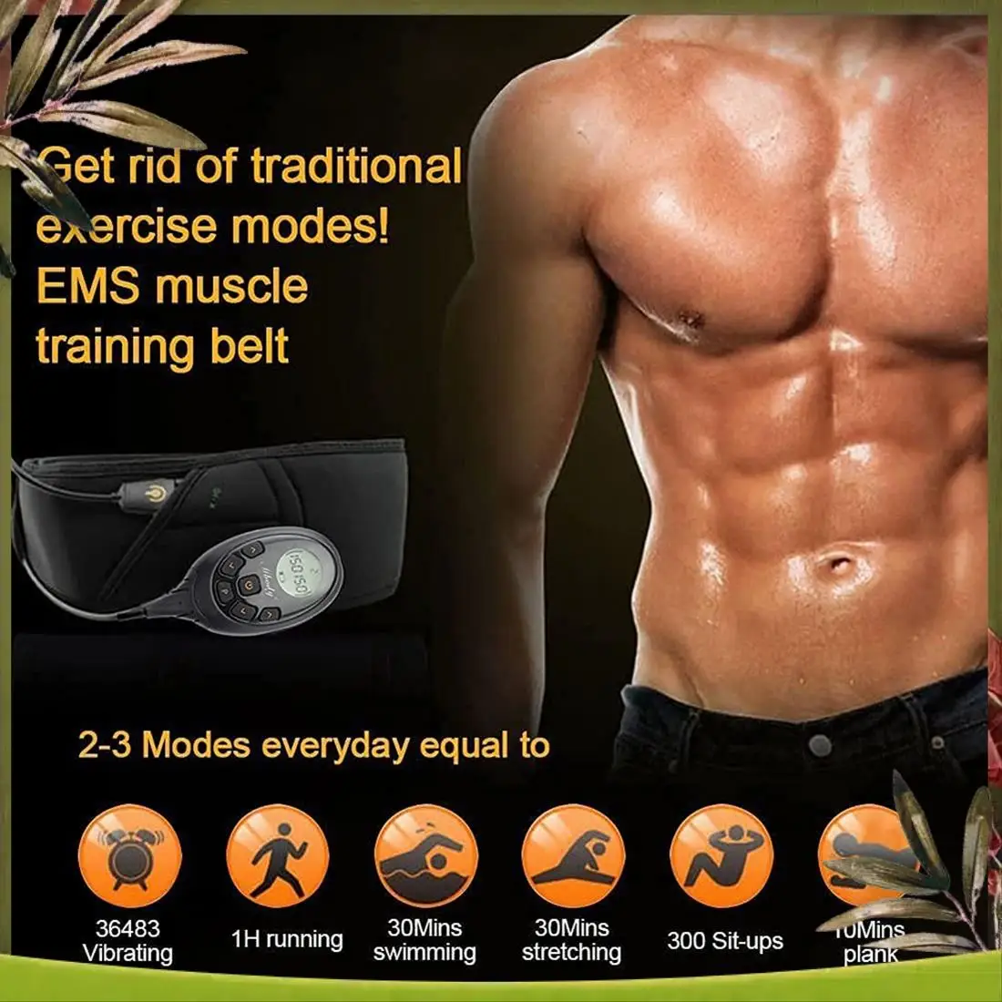 Reliable-Abdominal Muscle Training Gear ABS Workout Belt 24Inch-47Inch 
Reliable-Abdominal Muscle Training Gear ABS Workout Belt 24Inch-47Inch