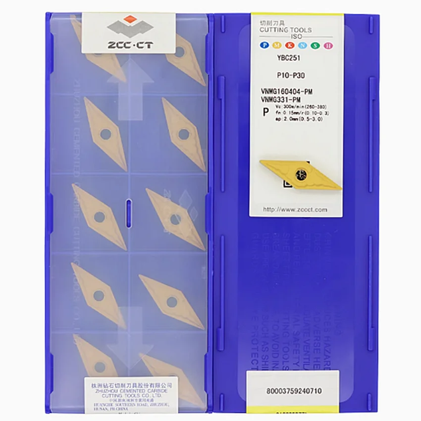 VNMG160404-PM YBC251/VNMG160408-PM YBC251/VNMG160412-PM YBC251 ZCC.CT CNC blade carbide inserts turning tools inserts 10pcs/box
VNMG160404-PM YBC251/VNMG160408-PM YBC251/VNMG160412-PM YBC251 ZCC.CT CNC blade carbide inserts turning tools inserts 10pcs/box