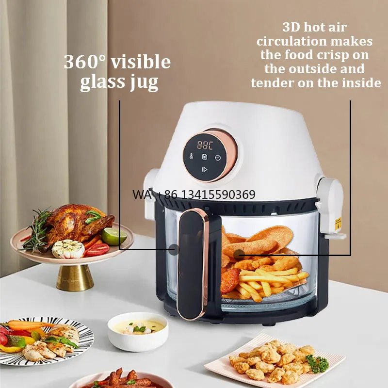 DEWEISI Practical Home Appliances Multi Functional air Fryer with Knob to Set the Temperature and the Top Cover Flip Can Fry
DEWEISI Practical Home Appliances Multi Functional air Fryer with Knob to Set the Temperature and the Top Cover Flip Can Fry