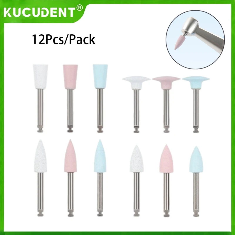 12Pcs/Set Dental Silicone Polishing Rubber Grinding Heads Teeth Polisher Burs Kit 2.35mm RA Finisher for Low Speed Handpiece
12Pcs/Set Dental Silicone Polishing Rubber Grinding Heads Teeth Polisher Burs Kit 2.35mm RA Finisher for Low Speed Handpiece