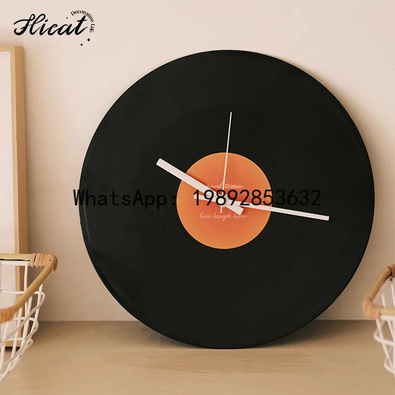 ZB sunset vinyl record wall clock high-end ornament retro watch holder DIY watch cafe living room
ZB sunset vinyl record wall clock high-end ornament retro watch holder DIY watch cafe living room
