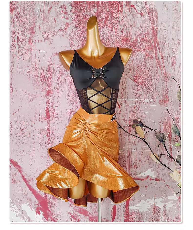 Latin skirt salsa dress latin girl dress black cha cha samba dress back out latin pratice wear 15-7 USA
Latin skirt salsa dress latin girl dress black cha cha samba dress back out latin pratice wear 15-7 USA