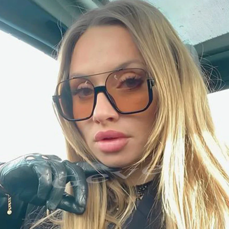 Double Bridge Square Sunglasses for Women New Retro Brown Half Frame Women's Sunglasses Trendy Shades UV400 Eyewear
Double Bridge Square Sunglasses for Women New Retro Brown Half Frame Women's Sunglasses Trendy Shades UV400 Eyewear