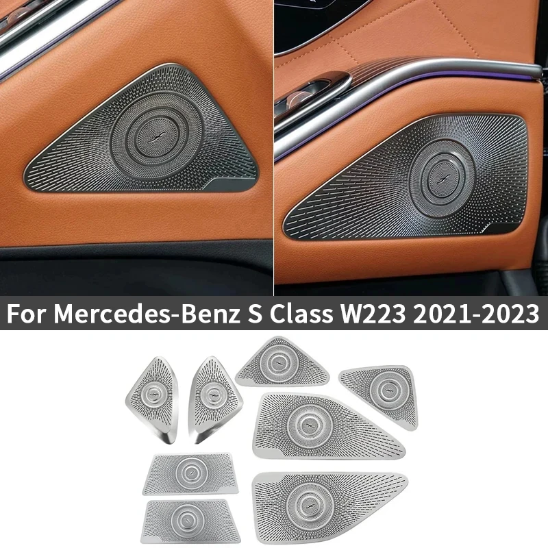 For Mercedes-Benz S Class W223 2021-2023 Steel Car Door Speakers Stereo Decorate Cover Speaker Trim Cover
For Mercedes-Benz S Class W223 2021-2023 Steel Car Door Speakers Stereo Decorate Cover Speaker Trim Cover