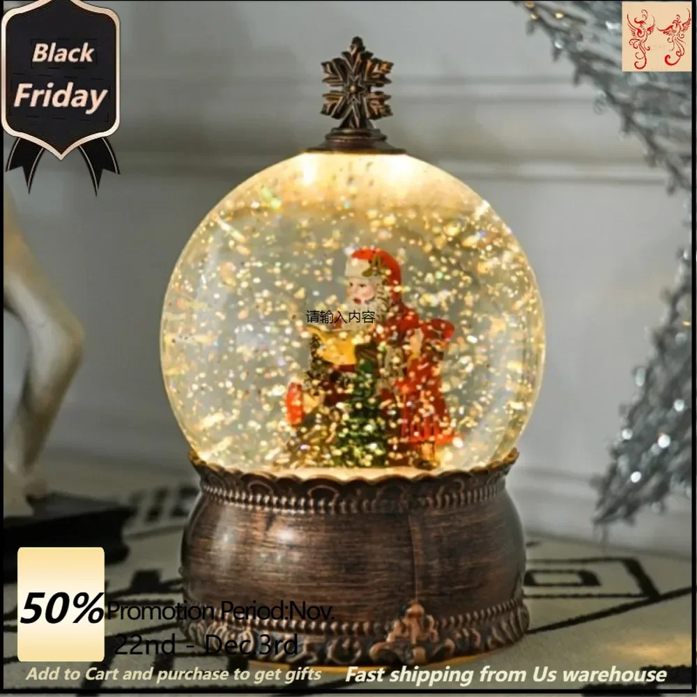 Sequins fluttering from Christmas lights create a romantic snowy atmosphere and eight looping music tracks with warm white light
Sequins fluttering from Christmas lights create a romantic snowy atmosphere and eight looping music tracks with warm white light
