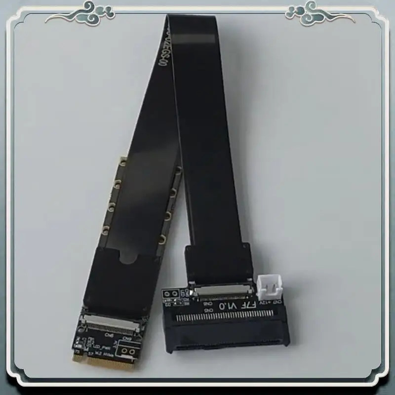Premium M.2 Nvme To U.2 SSD Extension Cable FFC Sata Power Cord PCI-E 5.0 X4 U.2 SFF-8639 Nvme SSD Cards To M.2 Nvme Slot
Premium M.2 Nvme To U.2 SSD Extension Cable FFC Sata Power Cord PCI-E 5.0 X4 U.2 SFF-8639 Nvme SSD Cards To M.2 Nvme Slot