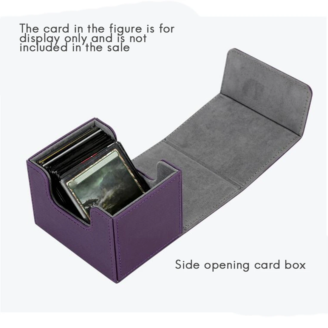 A003 Card Box Side-Loading Card Box Deck Case for Yugioh Card Binder Holder 100+,Green
A003 Card Box Side-Loading Card Box Deck Case for Yugioh Card Binder Holder 100+,Green