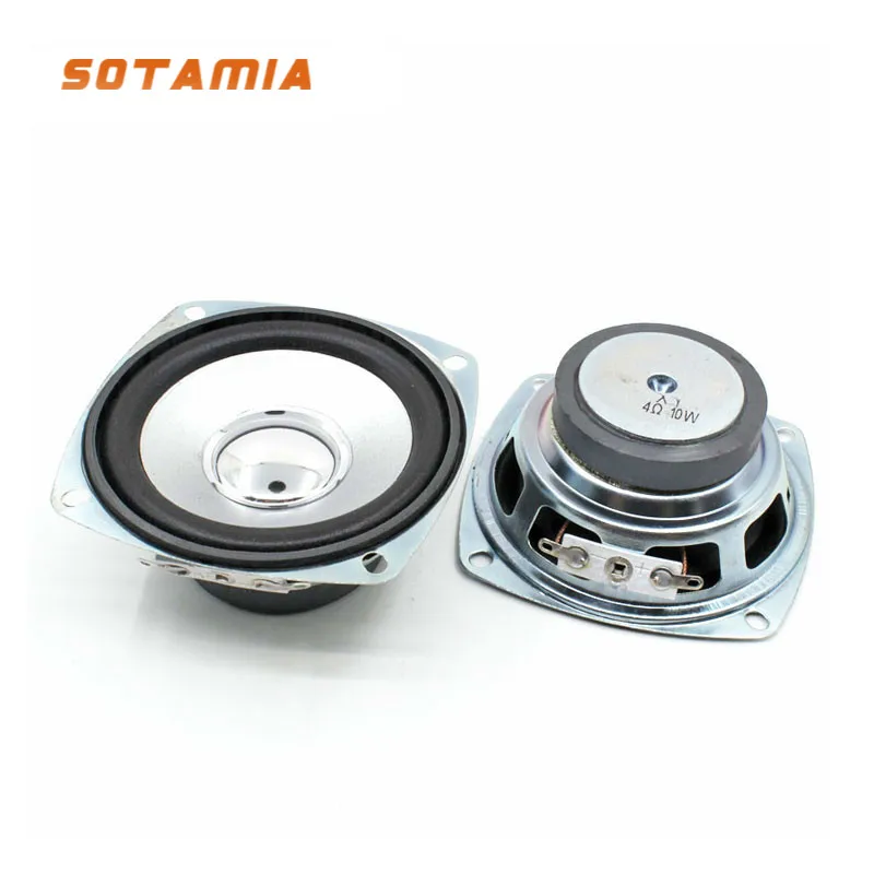 SOTAMIA 2Pcs 3 Inch Mini Portable Full Range Speaker 78MM 4 Ohm 10W Loudspeaker Square Music Sound DIY Speaker For Home Theater
SOTAMIA 2Pcs 3 Inch Mini Portable Full Range Speaker 78MM 4 Ohm 10W Loudspeaker Square Music Sound DIY Speaker For Home Theater