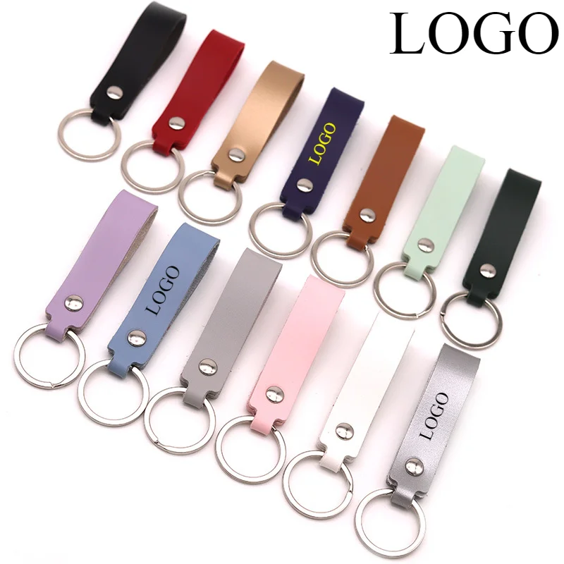 Custom PU Leather Cute Keychain Pendant Bag Car Key Chain Holder Laser Engrave Personalize Logo Keyring Gift for Men and Women
Custom PU Leather Cute Keychain Pendant Bag Car Key Chain Holder Laser Engrave Personalize Logo Keyring Gift for Men and Women