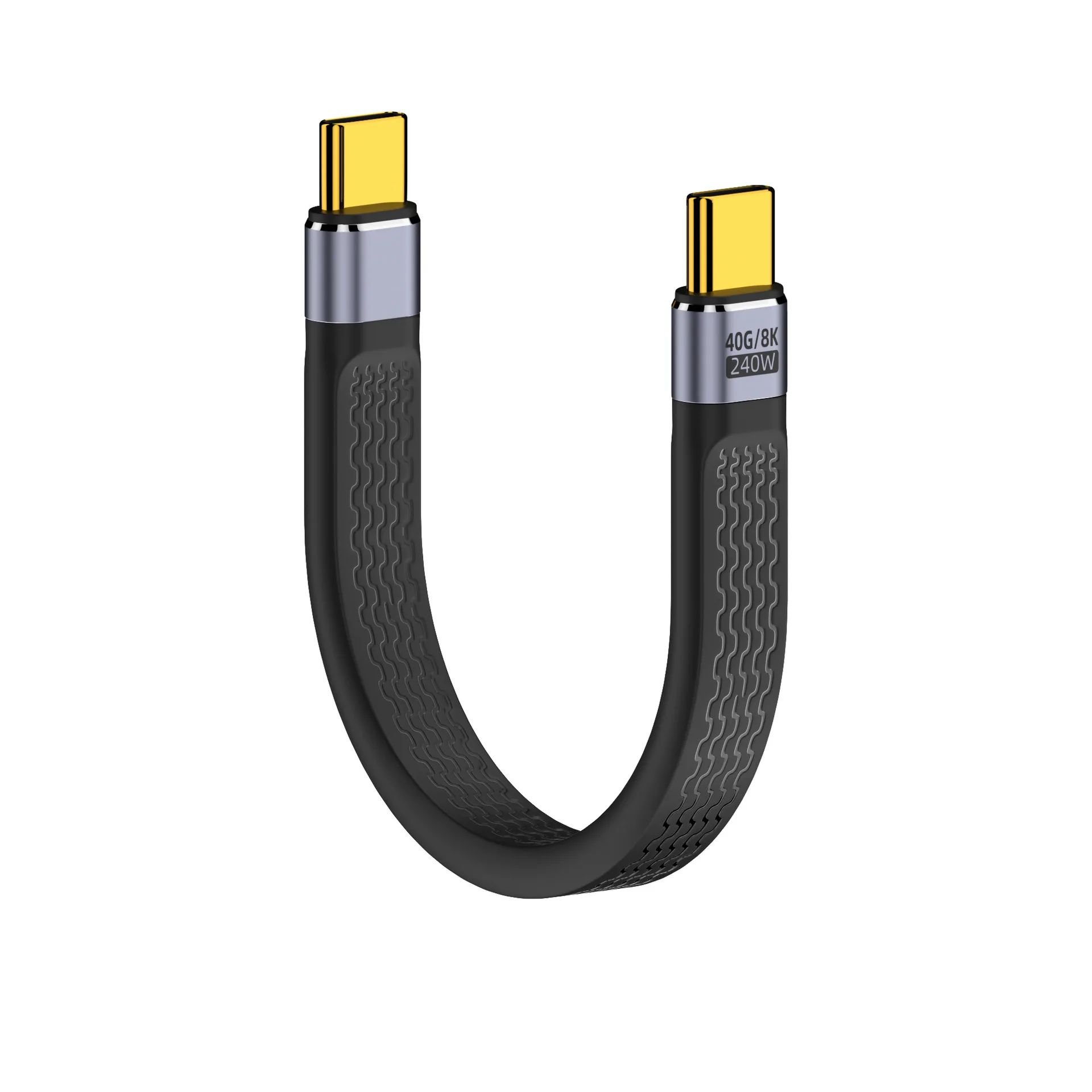 Nku Type-C USB4 40Gbps Data Cable C to C 100W 240W Fast Charging Flat Slim FPC Short Cord for Laptop Mobile Phone Hard Drives
Nku Type-C USB4 40Gbps Data Cable C to C 100W 240W Fast Charging Flat Slim FPC Short Cord for Laptop Mobile Phone Hard Drives