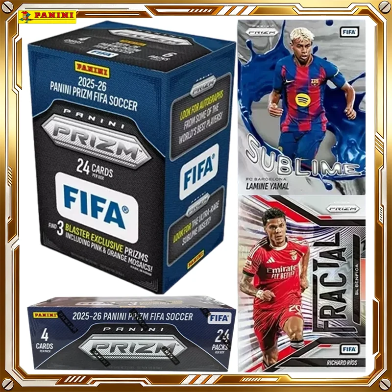 2025-26 Panini Prizm FIFA Soccer Card Club Edition Mystery Box Genuine Trading Cards Toys Holiday Birthday Gifts for Man Woman
2025-26 Panini Prizm FIFA Soccer Card Club Edition Mystery Box Genuine Trading Cards Toys Holiday Birthday Gifts for Man Woman