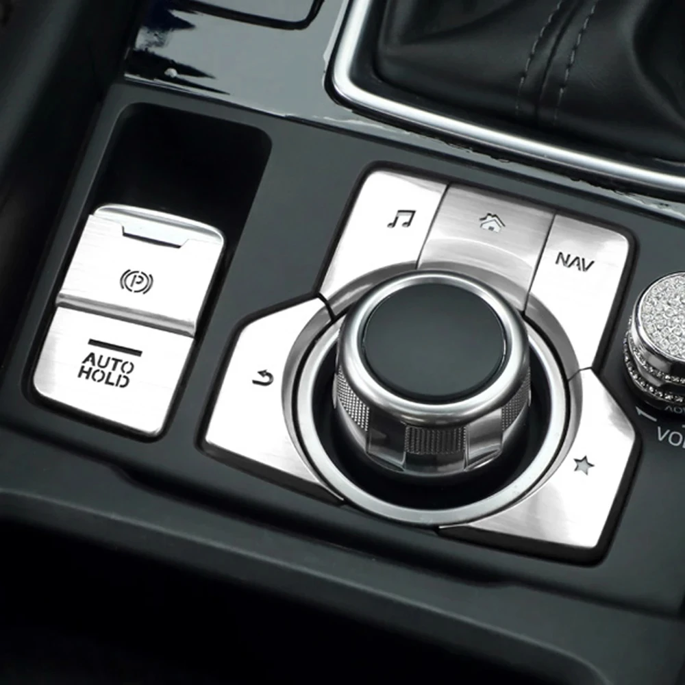 7PCS Aluminum Electronic Parking Brake Automatic Parking Button Cover for Mazda3 AXELA MAZDA6 ATENZA CX-3 CX-4 CX-5 CX-9
7PCS Aluminum Electronic Parking Brake Automatic Parking Button Cover for Mazda3 AXELA MAZDA6 ATENZA CX-3 CX-4 CX-5 CX-9