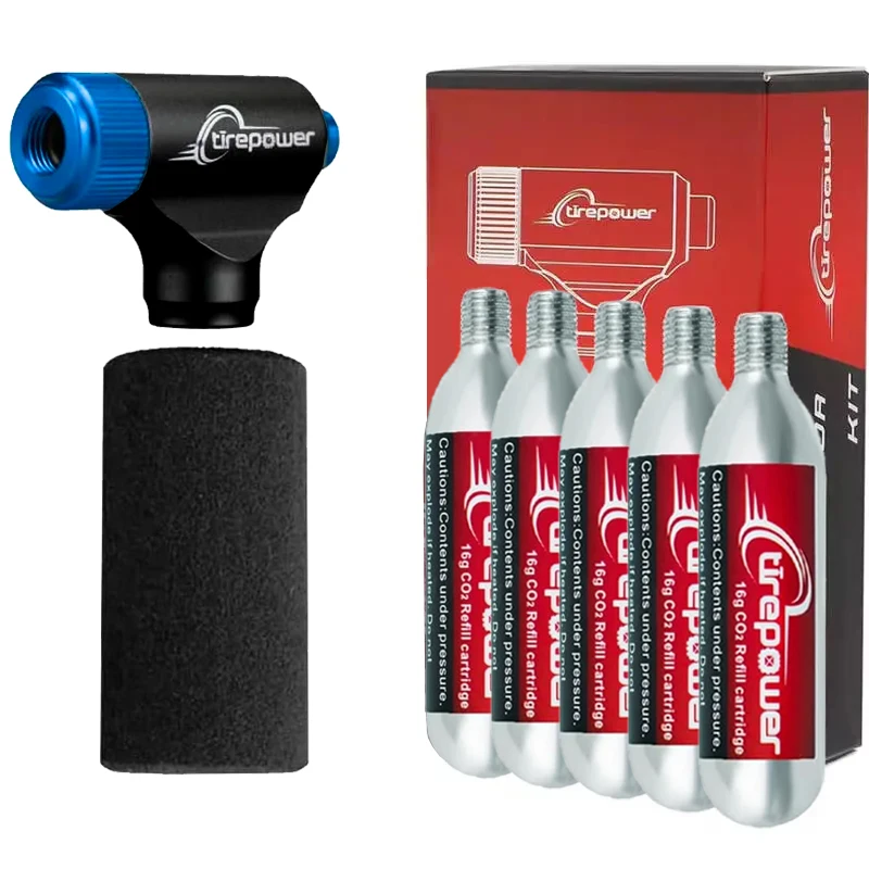 New CO2 Tire Inflator Kit Inflates Tires Instantly Within Seconds Compatibility with Both Presta and Schrader Valves for Bikes
New CO2 Tire Inflator Kit Inflates Tires Instantly Within Seconds Compatibility with Both Presta and Schrader Valves for Bikes